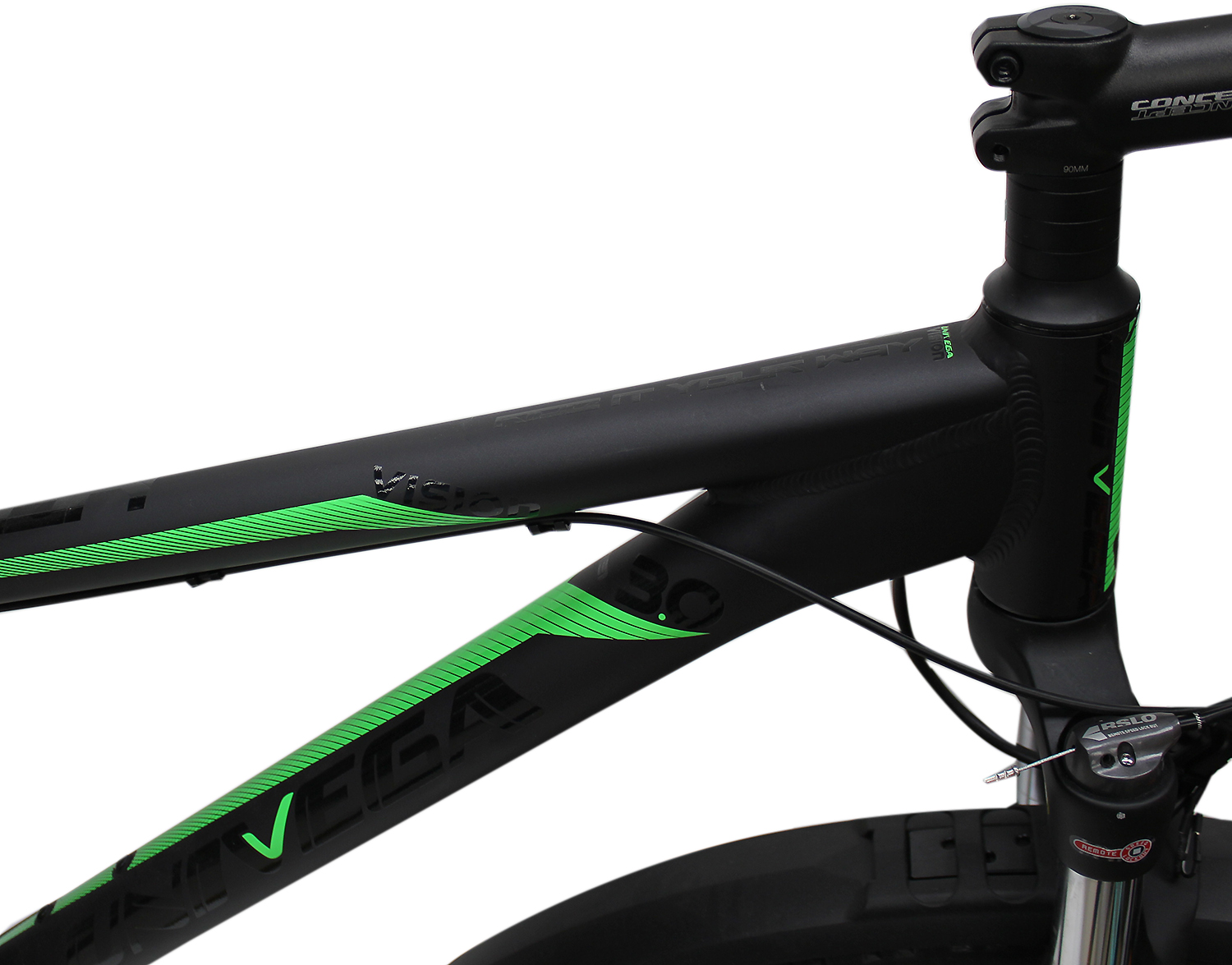 Велосипед Univega Vision 3.0 Star 2019 Black green