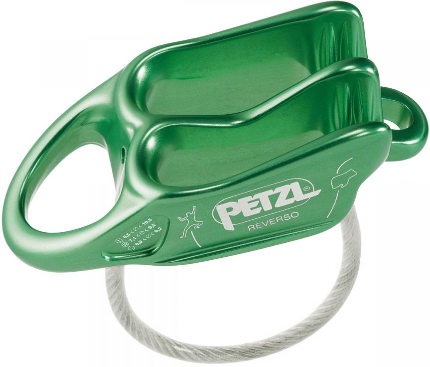 Страховочно-спусковое устройство PETZL Reverso Зеленый