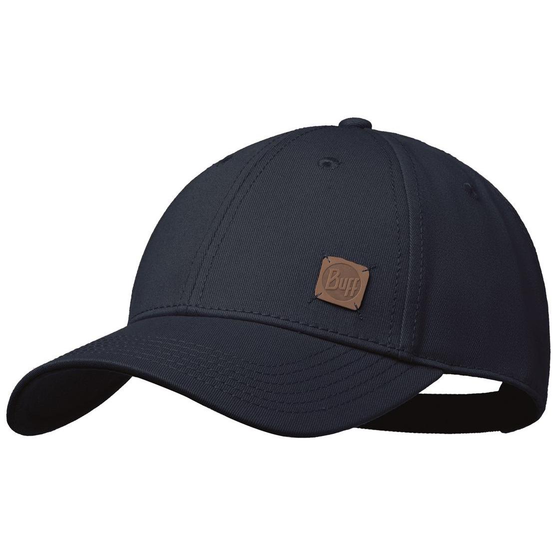 Buff Baseball Cap Solid Solid Navy 