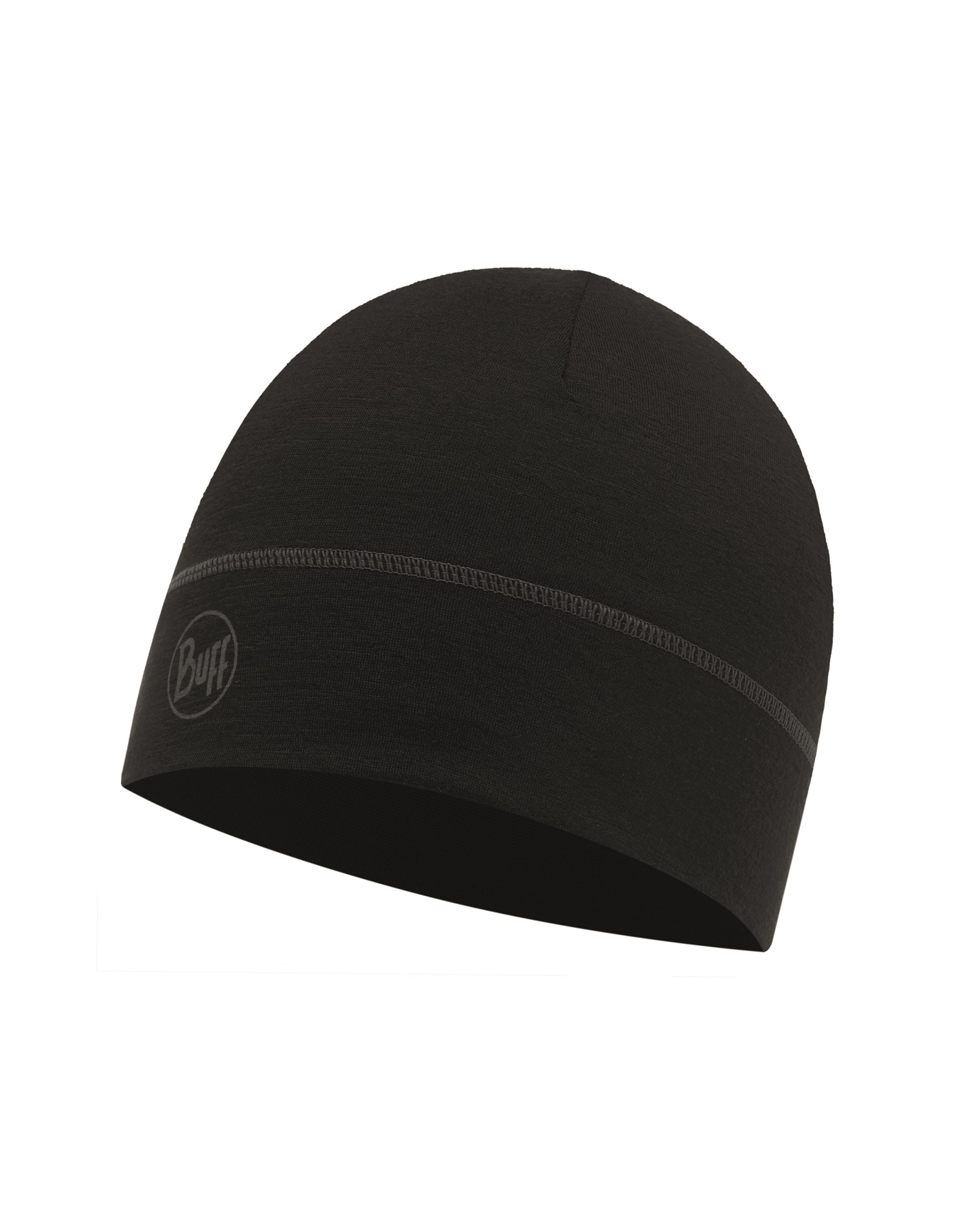 Шапка Buff Lightweight Merino Wool 1 Layer Hat Solid Black