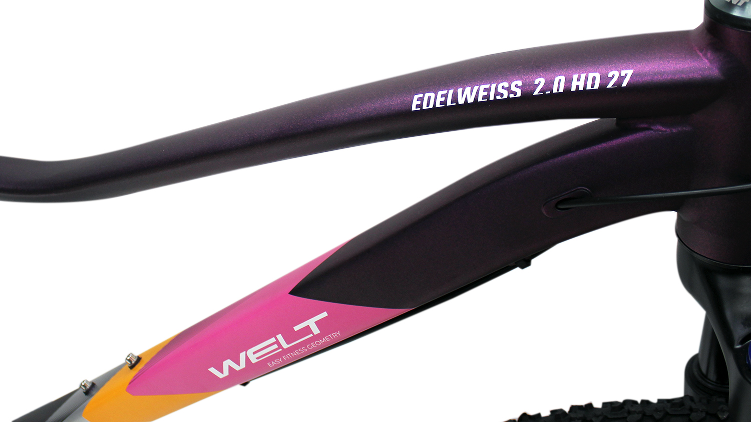 Велосипед Welt Edelweiss 2.0 HD 27 2021 Matt violet