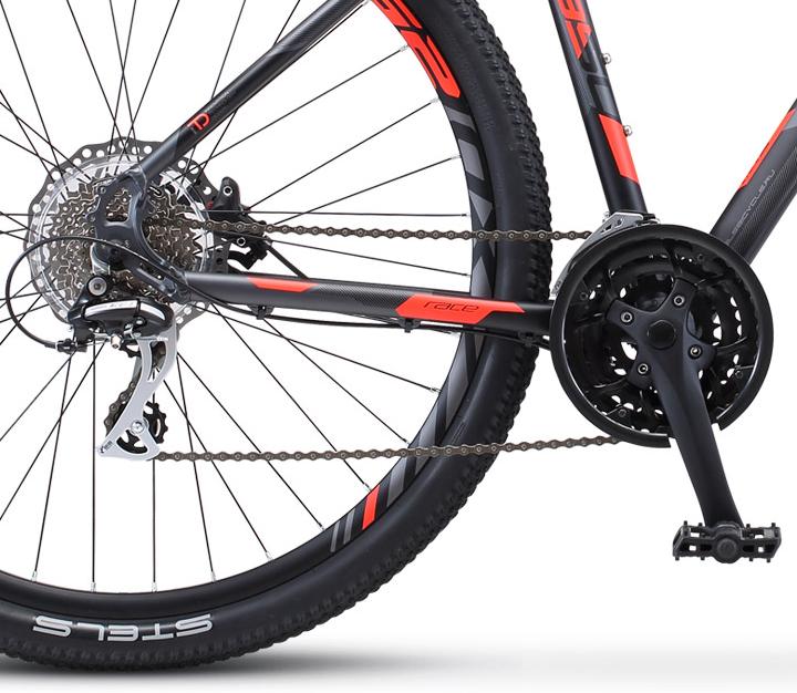 Велосипед Stels Navigator 950 D V010 29 2021 антрацитовый/красный/черный