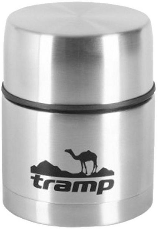 Термос Tramp с широким горлом 0,5 л Серый