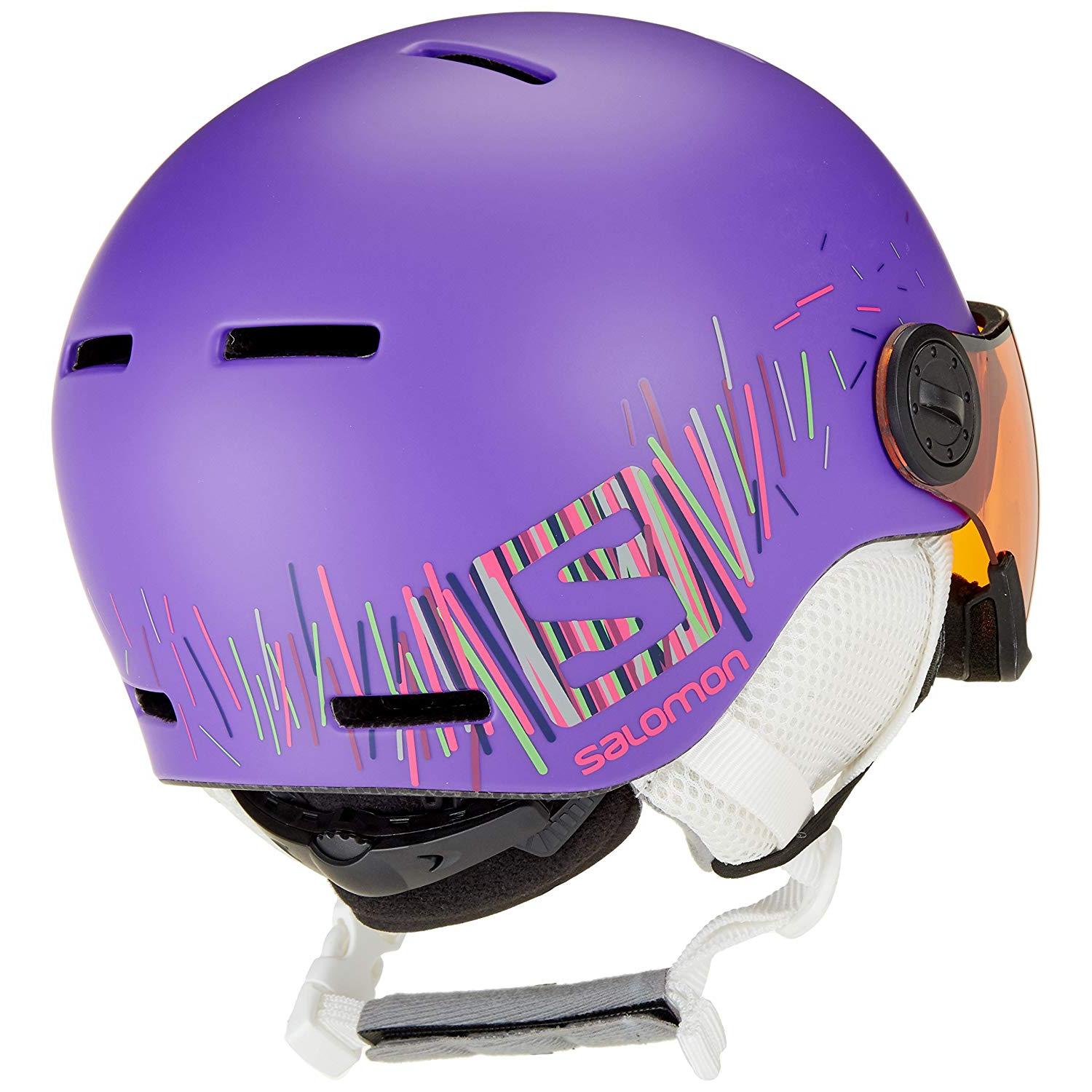 Шлем детский SALOMON GROM VISOR Purple Mat/UNIVERSA