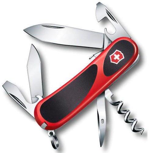 Нож Victorinox EvoGrip S101 (2.3603.SC) 85мм 12функций красный/черный