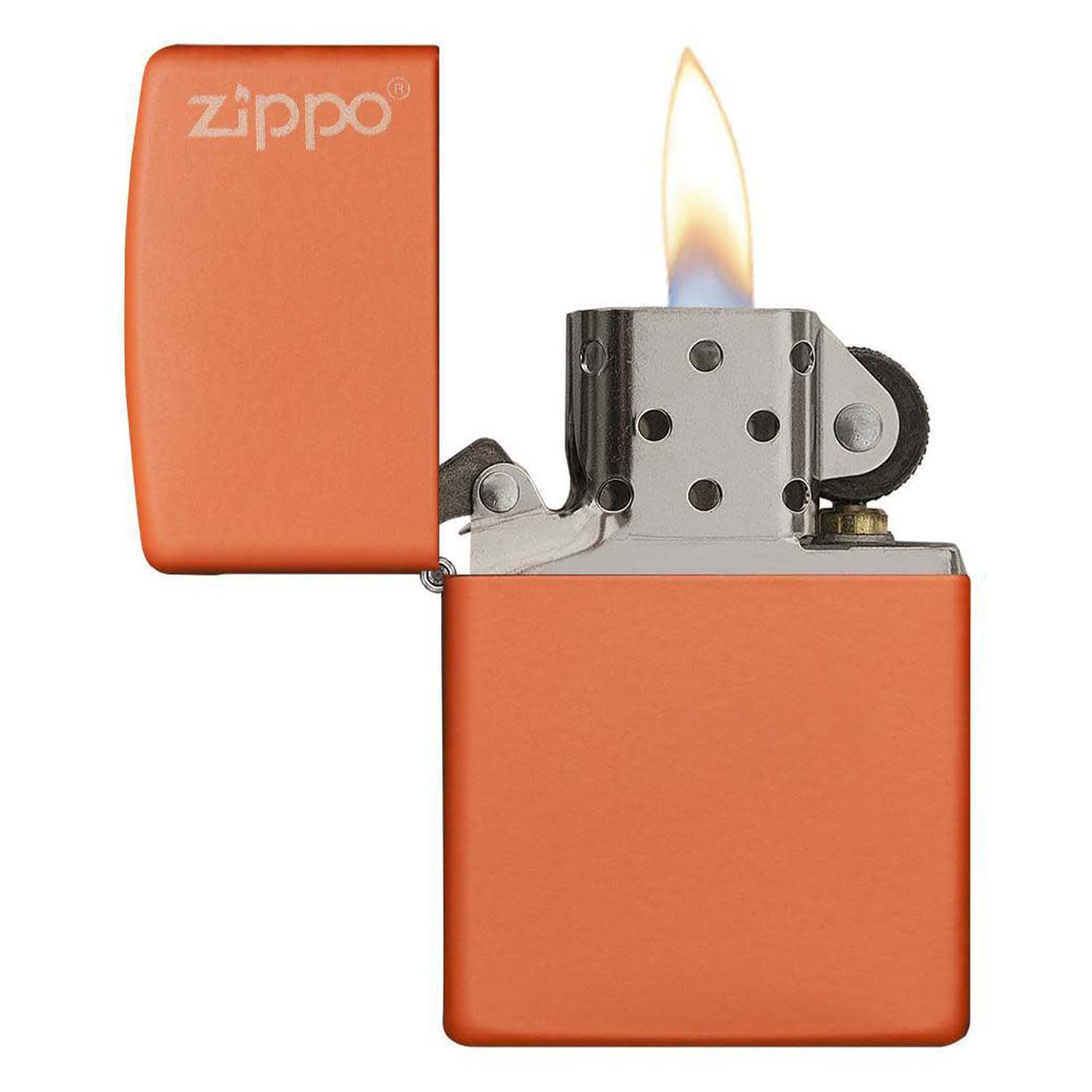 Зажигалка Zippo Classic Оранжевый Матовый