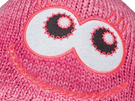 Шапка Buff Child Knitted & Polar Hat Monster Merry Pink