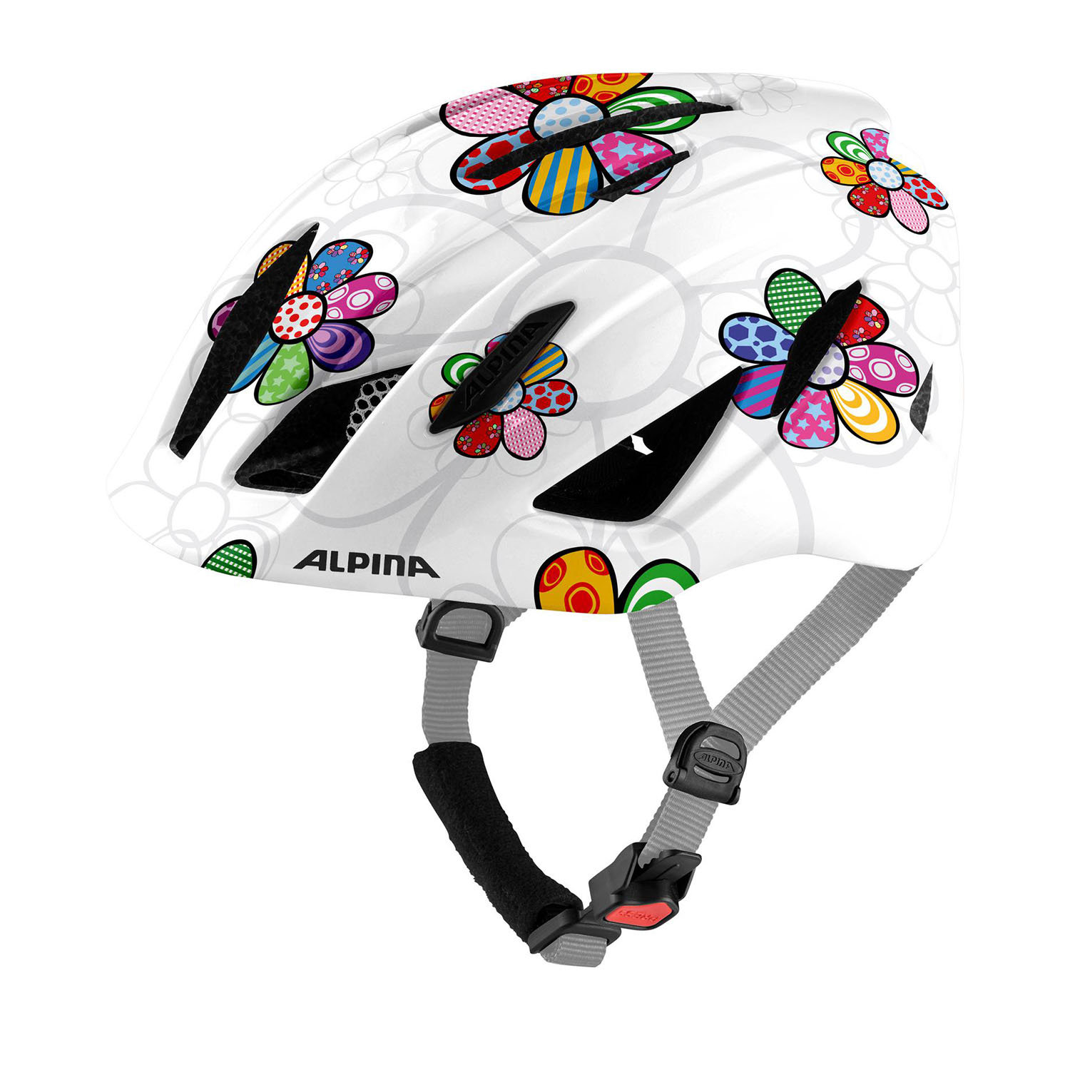Велошлем ALPINA Pico Pearlwhite-Flower Gloss