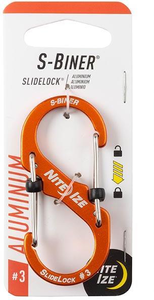 Карабин аксессуарный Nite Ize S-Biner SlideLock, Aluminum, размер 3 Оранжевый