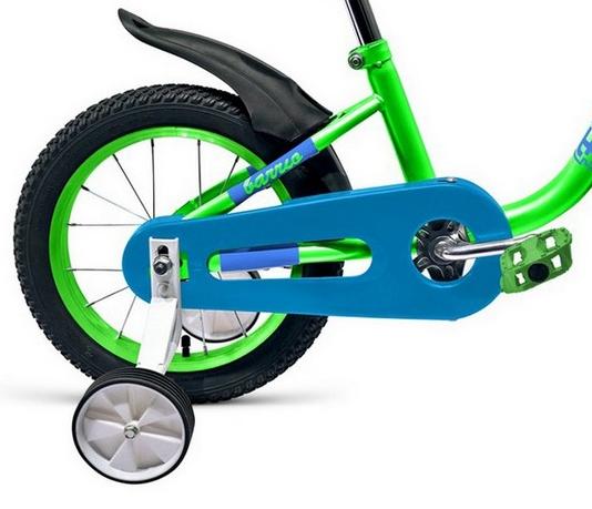 Велосипед Forward Barrio 16 2021 зеленый