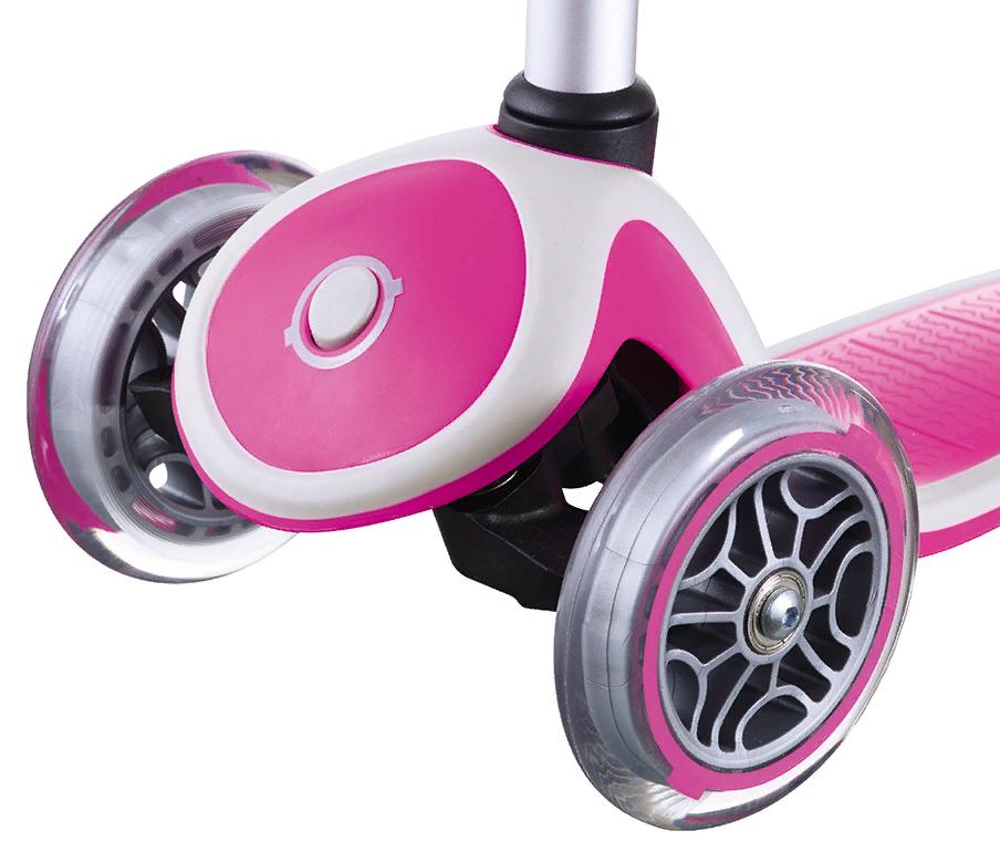 Самокат Globber Primo Plus Lights V2 (свет.колеса) Pink
