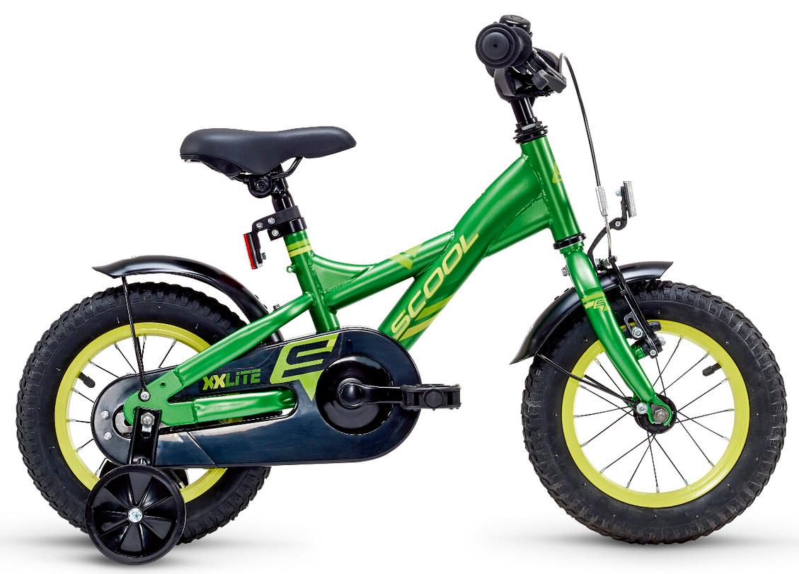 

Велосипед Scool Xxlite Steel 12 2018 Green/yellow