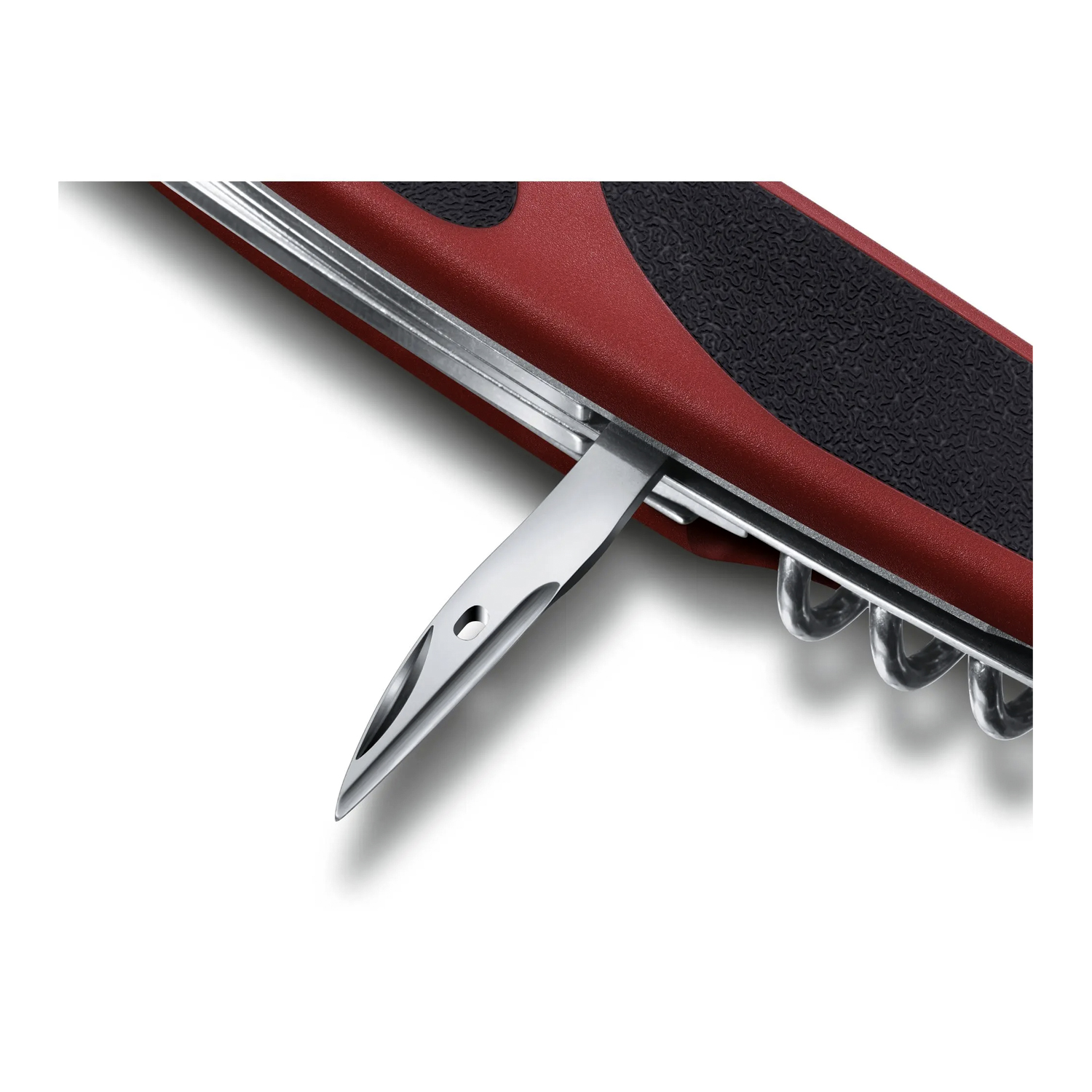 Нож Victorinox Ranger Grip 68, 130 мм, 11 функций, с фиксатором лезвия красный с чёрным