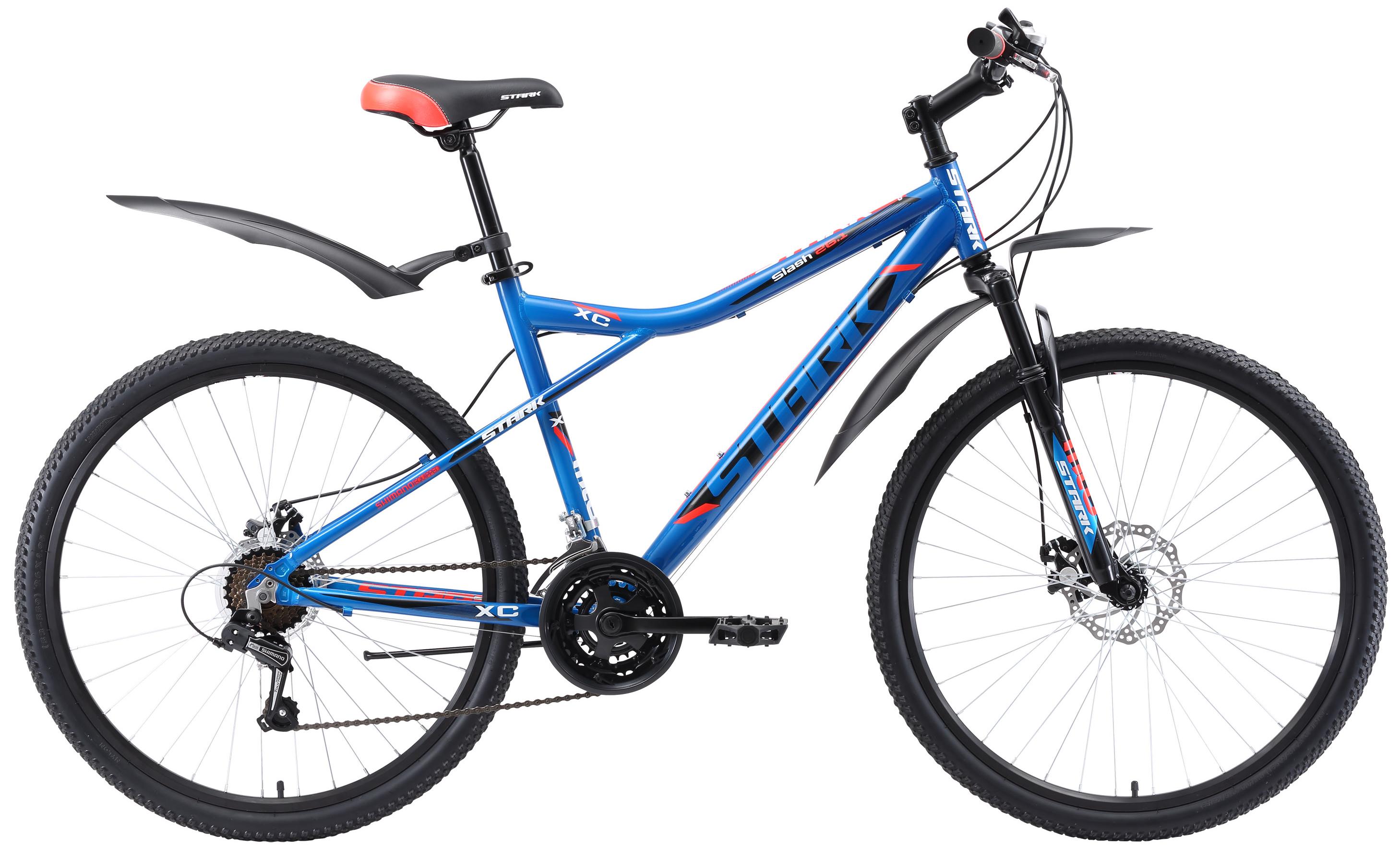 

Велосипед Stark Slash 26.1 D 2018 Light Blue/black/red