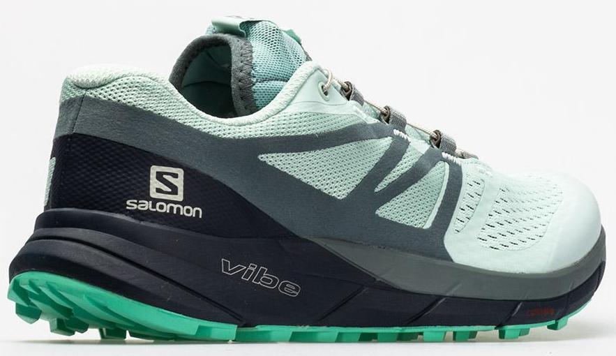 Беговые кроссовки для XC Salomon 2019 Sense Ride 2 W Icy Morn/Navy Blazer/Electric Green