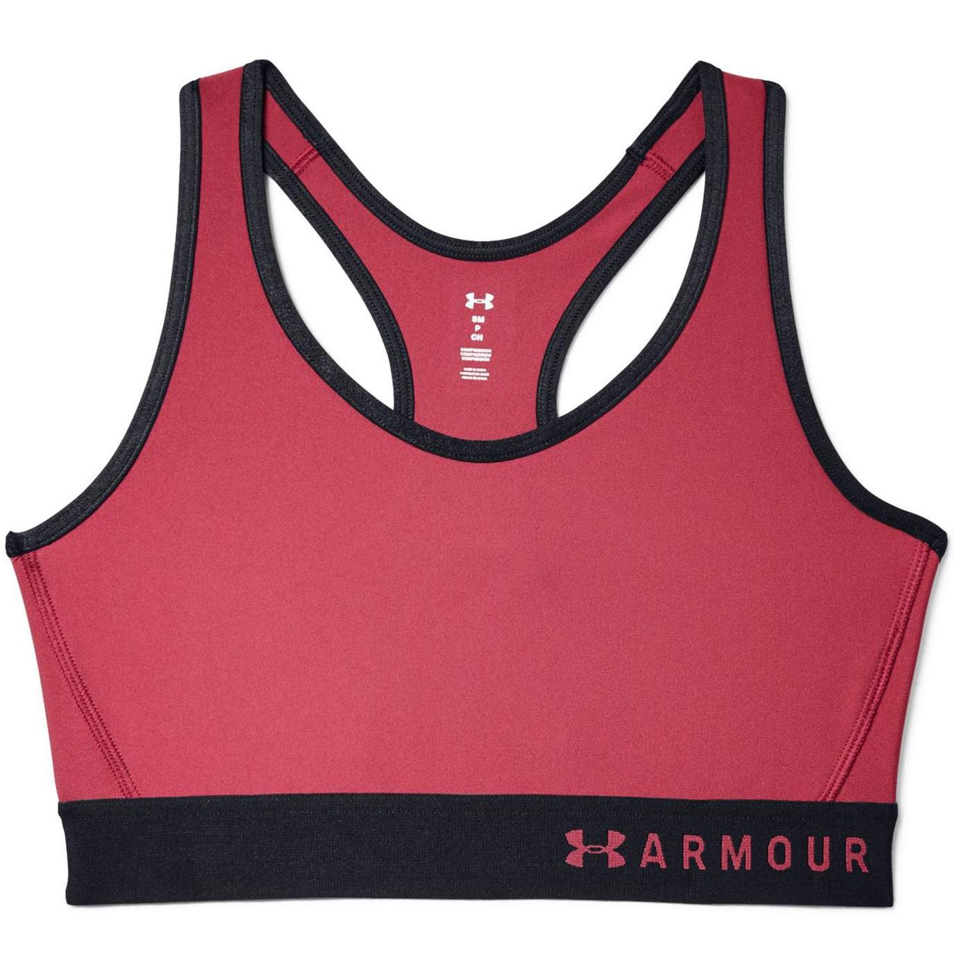 Топ беговой Under Armour 2019 Armour ® Mid Support impulse pink / black / impulse pink