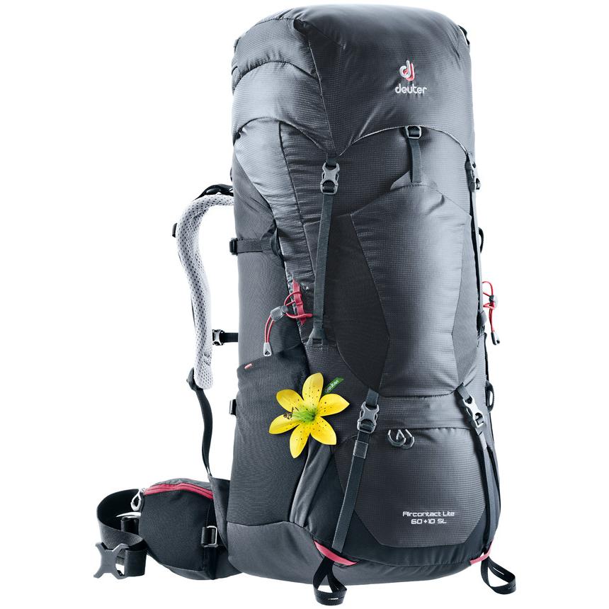 

Рюкзак Deuter 2018 Aircontact Lite 60 + 10 Sl Graphite-Black