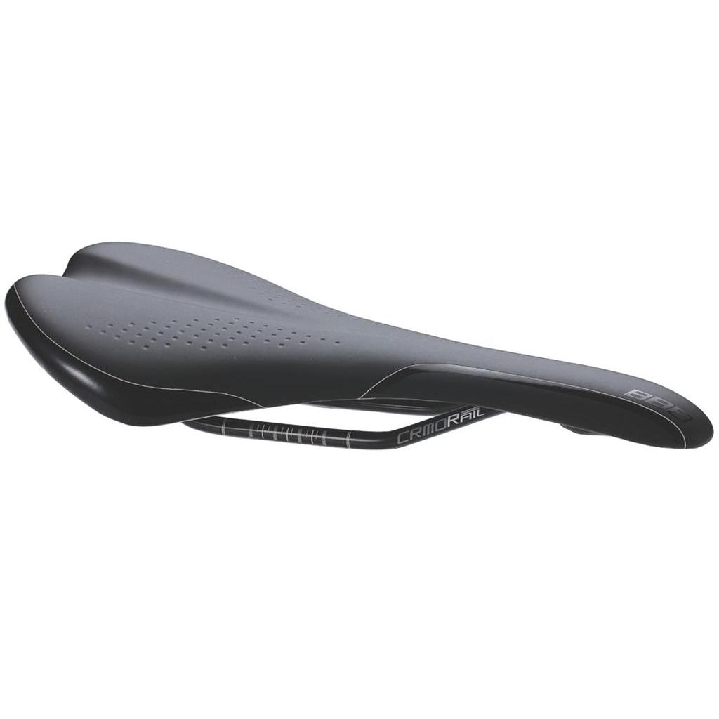 

Седло Bbb Feather Crmo Mircrofiber Crmo Rail 135Mm Черный/белый