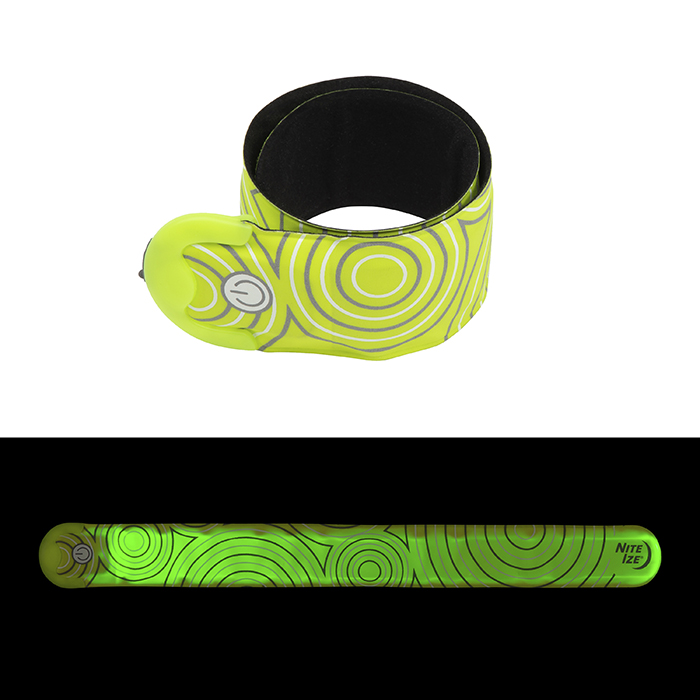 Светящийся маркер Nite Ize SlapLit Rechargeable LED Slap Wrap Желтый/Зеленый