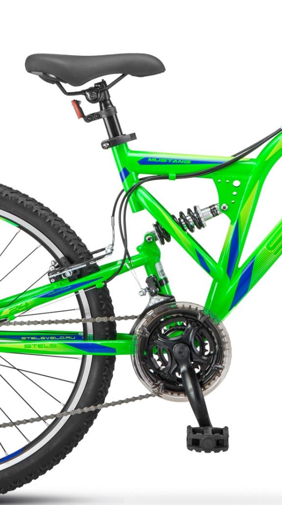 Велосипед Stels Mustang V 24 V020 2019 Неоновый/Зеленый