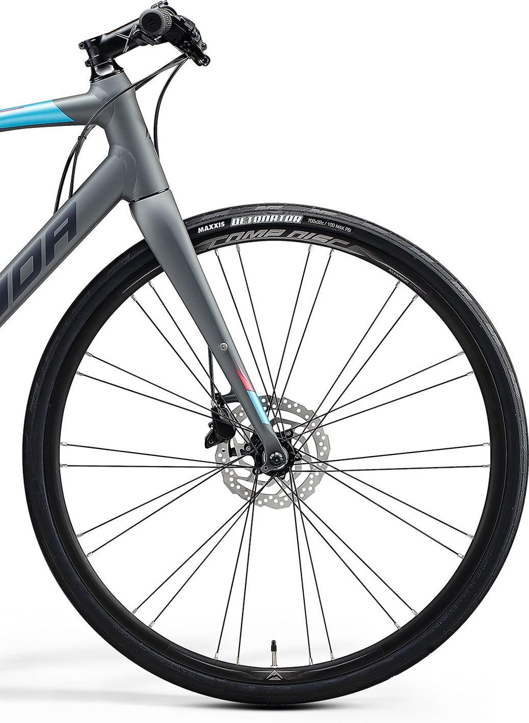 Велосипед MERIDA Speeder 100 2020 Matt Dark Grey/Blue/Pink/Black
