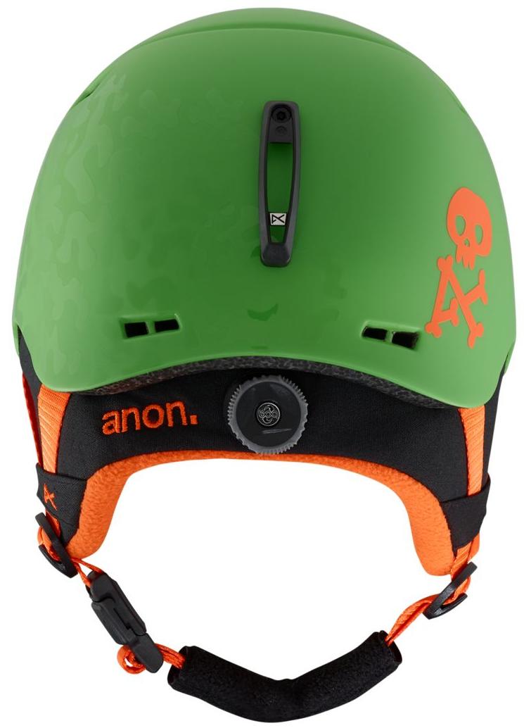 Шлем детский ANON Burner Green Skull