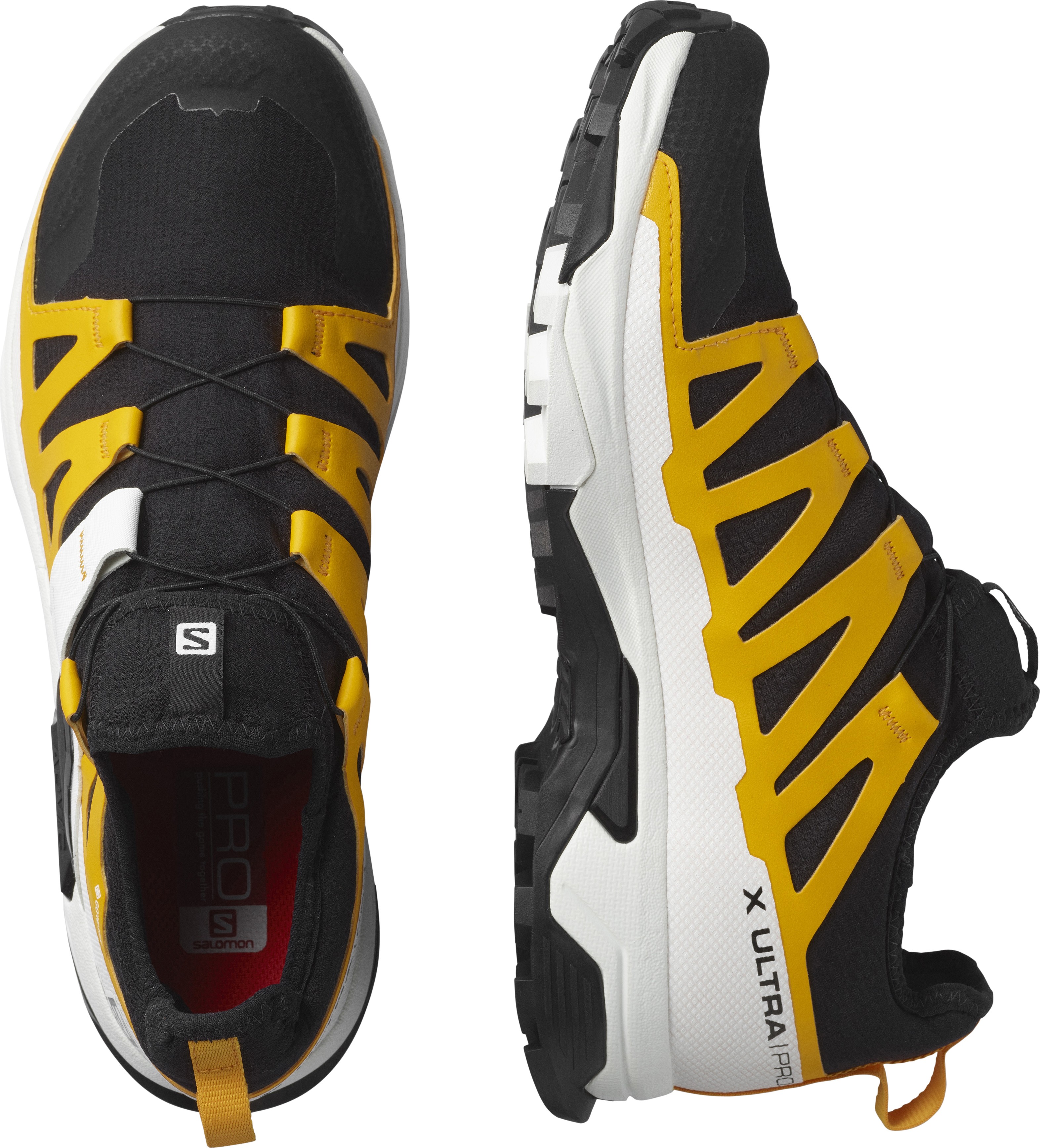 Ботинки SALOMON X Ultra Pro Gtx Black/White/Saffron - купить в КАНТе
