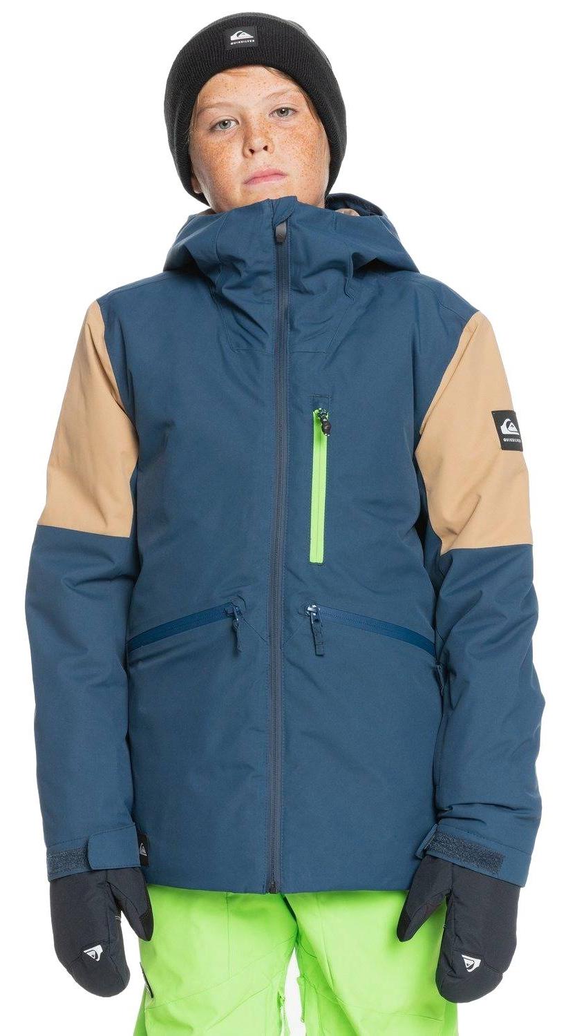 Куртка сноубордическая детская Quiksilver Travis Rice - Snow Jacket for Boy's Insignia Blue