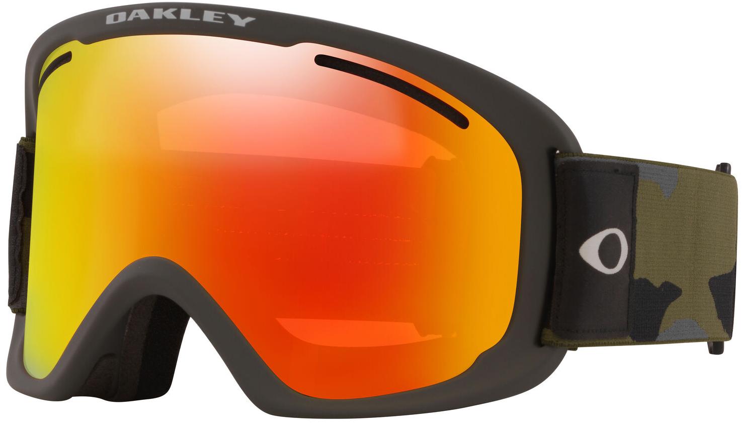 Очки горнолыжные Oakley 2020-21 O Frame 2.0 Pro XL Dark Brush Camo/Fire Iridium & Persimmon