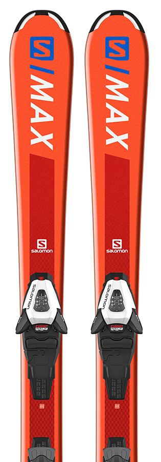 Горные лыжи с креплениями SALOMON 2019-20 S/Max Jr S + C5 Orange
