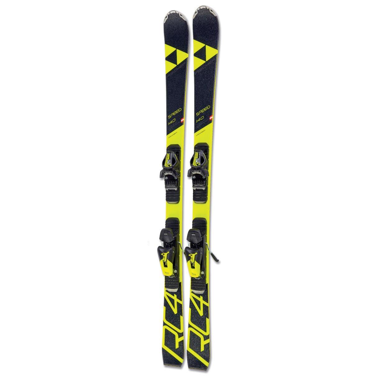 Горные лыжи с креплениями Fischer 2018-19 RC4 SPEED JR. RP JR. \ RC4 Z9 BRAKE 78 [J] черн./желт.