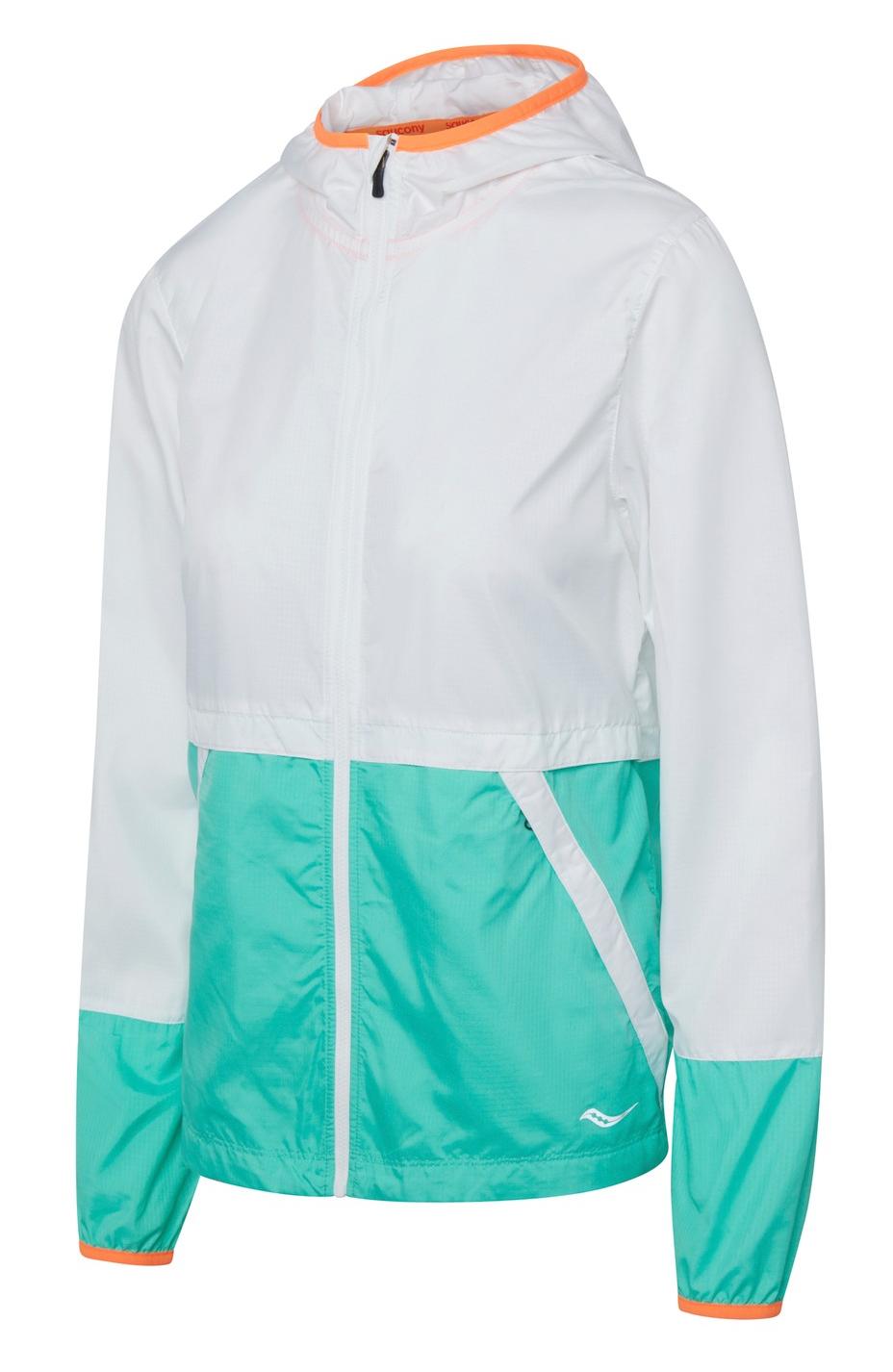 Куртка беговая Saucony Packaway Jacket White