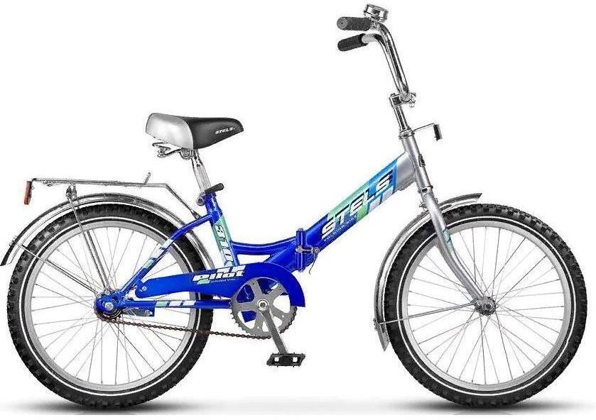 Велосипед Stels Pilot 430 20 2020 Серебро/Синий