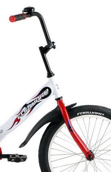 Велосипед Forward Scorpions 20 1.0 2021 белый