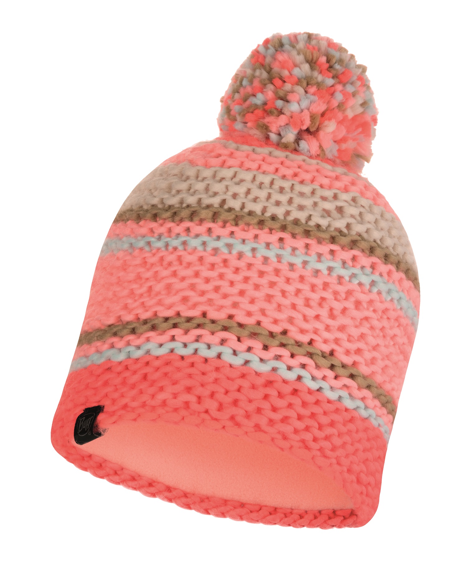 Шапка Buff Knitted & Polar Hat Dorian Coral Pink