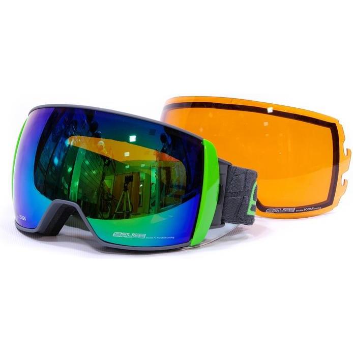 

Очки Горнолыжные Salice 605Darwf W. Coffre & Spare Lens Chrome/radium + Sonar