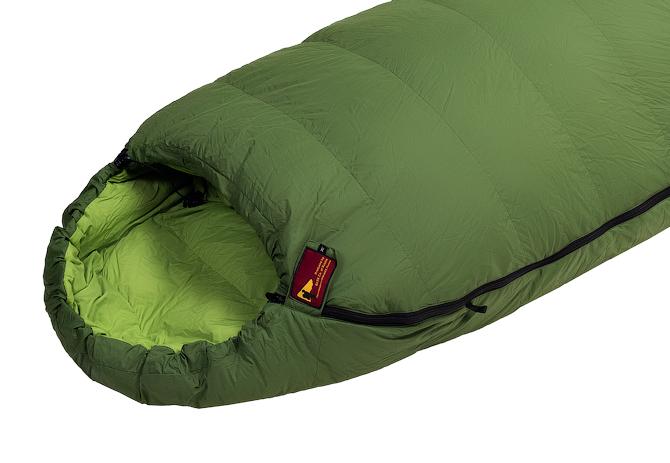 Спальник BASK Trekking V2-M темно-зеленый/зеленый