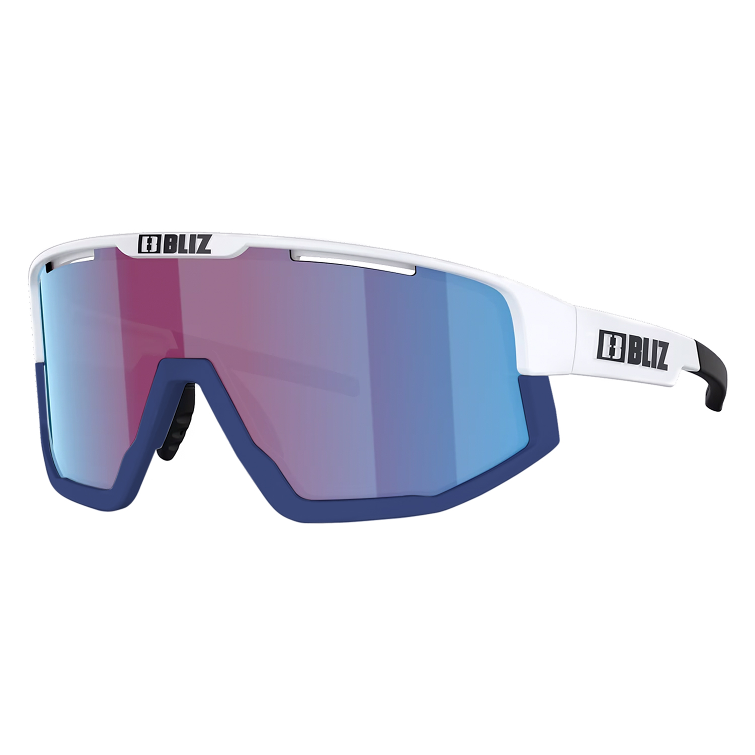Очки Солнцезащитные Bliz Fusion Matt White Blue/Nano Optics Nordic Light/Rose Violet Blue S2
