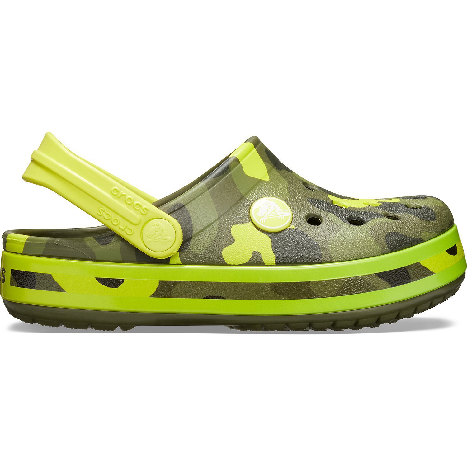 Сандалии детские Crocs Crocband MultiGraphic Clog K Citrus