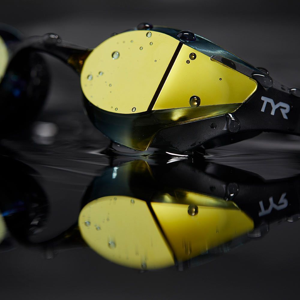 Очки для плавания TYR Tracer-X RZR Racing Mirrored Оранжевый