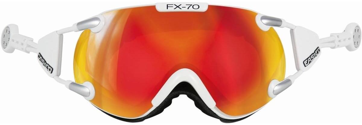 Очки горнолыжные Casco FX-70 Carbonic white-red