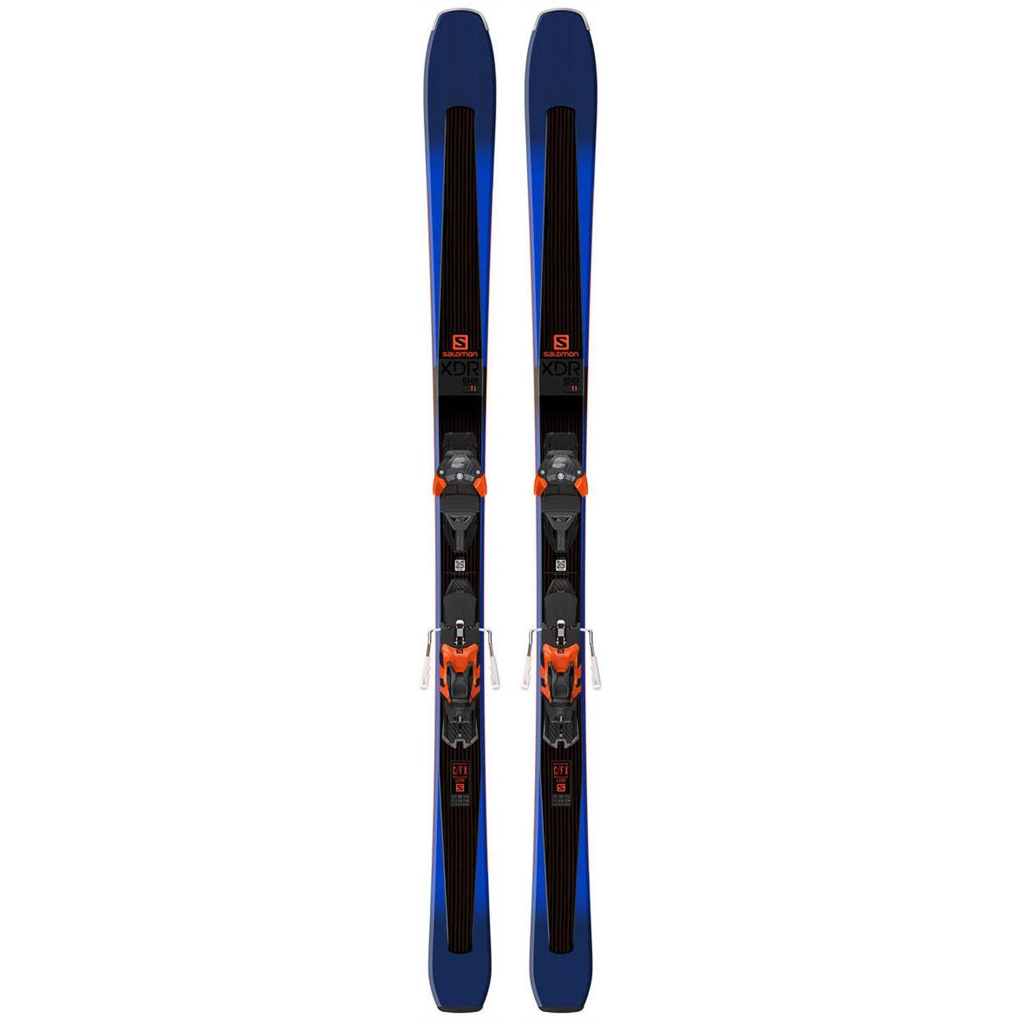 Горные лыжи с креплениями Salomon 2018-19 D XDR 88 Ti+WardenMNC+BR