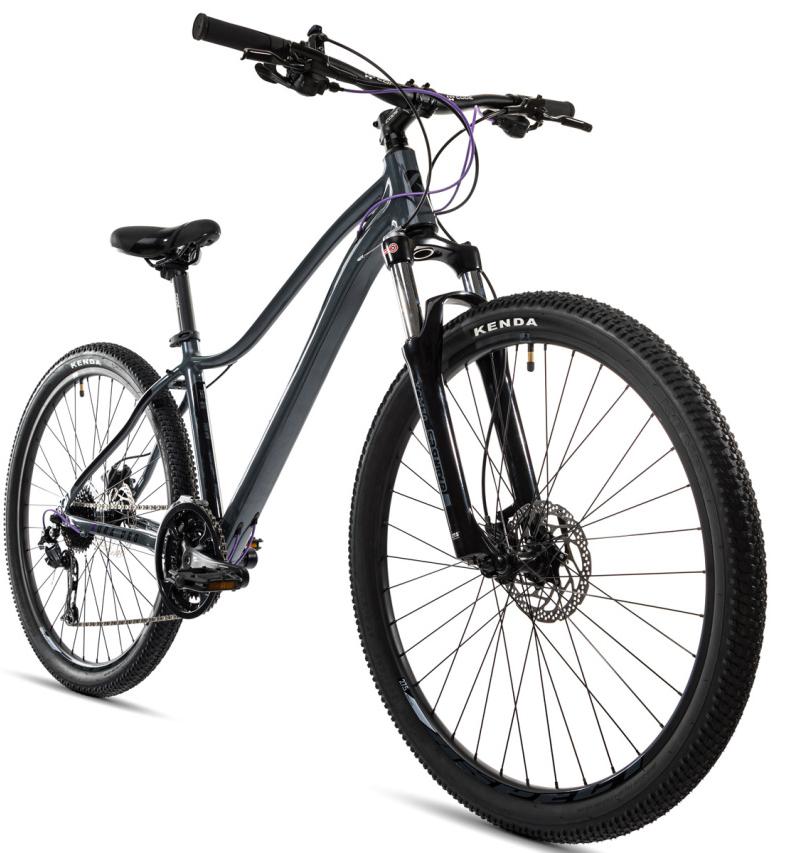 Велосипед Aspect Aura pro 27,5 2020 Серо-фиолетовый