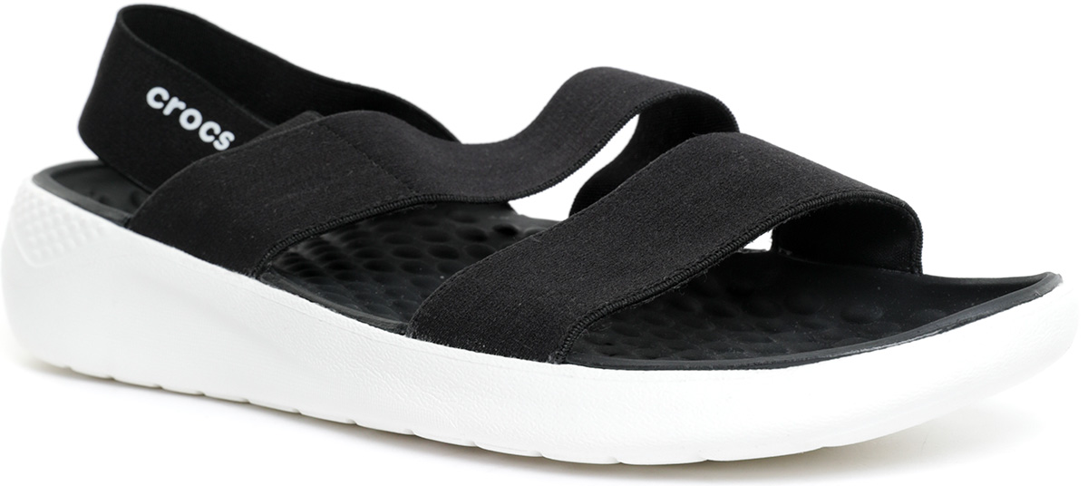 Сандалии Crocs LiteRide Stretch Sandal Black/White