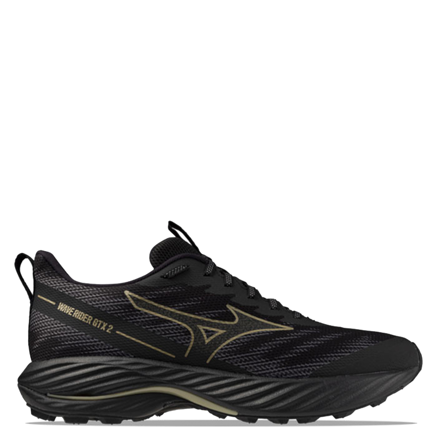 КроссовкимужскиеMizunoWaveRider2GTXBlack/GlodenHalo/QuietShade
