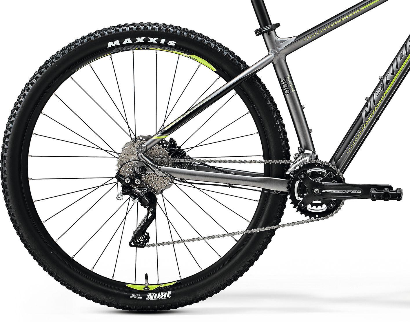 Велосипед MERIDA Big.Nine 300 2020 Silk Anthracite/Green/Black