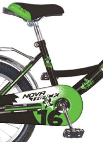 Велосипед Novatrack Urban 16 2019 черный