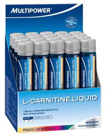 Напиток Multipower L-Carnitine Liquid Peach 1 amp