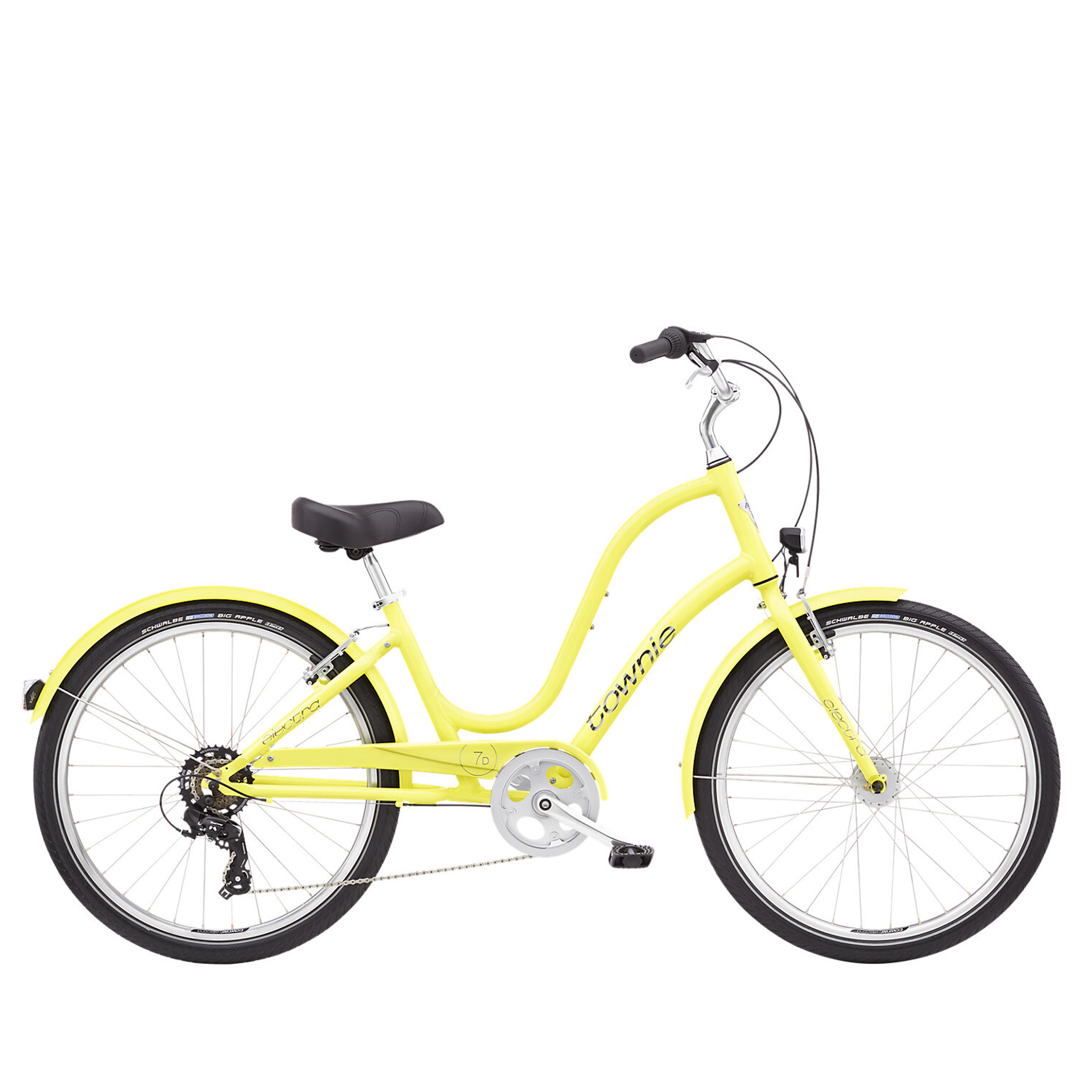 Велосипед Electra Townie 7D Eq Step Thru 26 2022 Yellow/Pineapple
