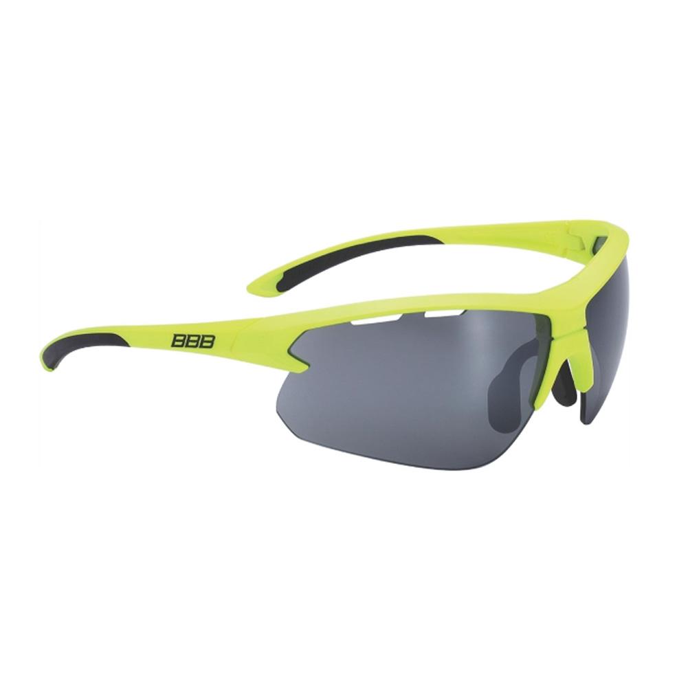 Очки Солнцезащитные Bbb 2018 Impulse Pc Smoke Flash Mirror Lenses Желтый, Черный